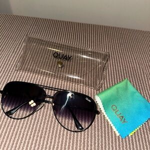 Quay ombré Black Sunglasses